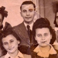 Last family photo of Lily Ebert and her siblings before their deportation to Auschwitz-Birkenau.